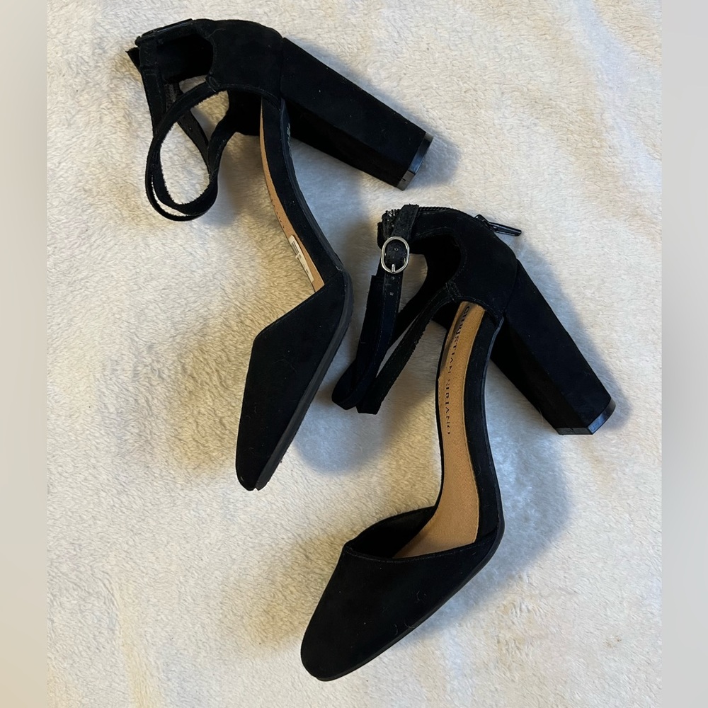 Christian Siriano Black Heels 5.5